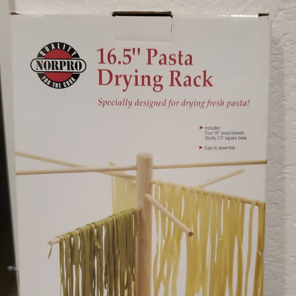 Norpro Wooden Pasta Drying Rack - Picture 7 of 8
